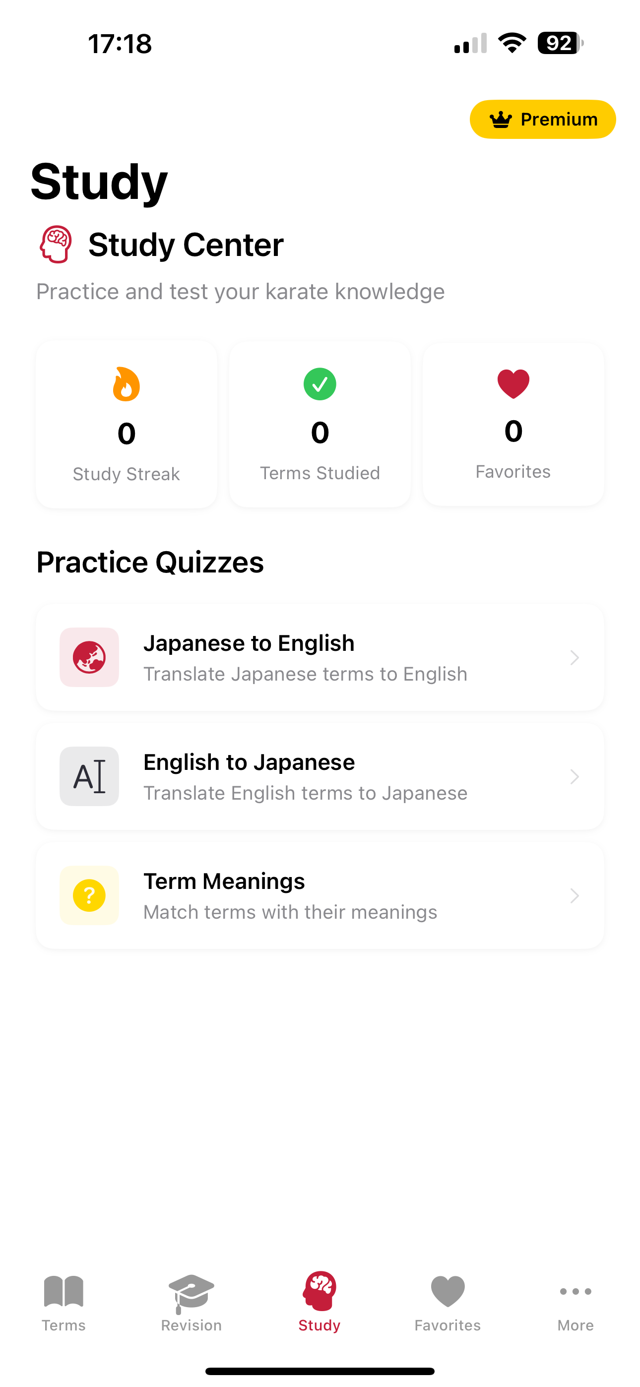 Progress tracking dashboard with statistics and learning analytics